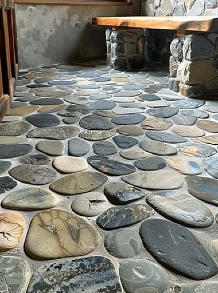 pebble-stone-flooring-stockcake